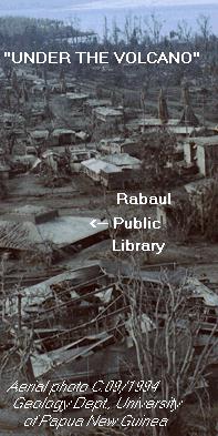 Rabaul during the volcanic eruptions 10/95
