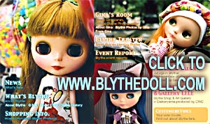Photos of Blythe doll / Neo-Blythe dolls from CWC licensed fr. Hasbro CLICK TO PROVENANCE OF THE VINTAGE AND NEO-BLYTHE DOLL 